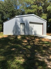 24x24x12 Steel Building SIMPSON Metal Garage Storage Shop Building Kit
