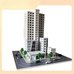 1:100 Road Street Assembly School Office Miniature Building Model Ornaments Gift