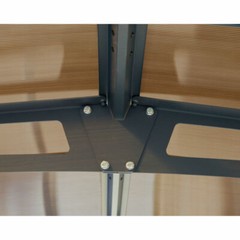 NEW! Carport Patio Cover Kit, Arcadia Series, 16′ 6″L X 11′ 1″W!!
