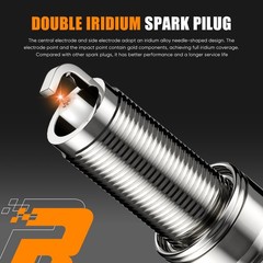 Ignition Coil Pack and Iridium Spark Plug for 2007-2019 Nissan Altima Cube Ro…