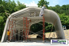Steel 30x44x16 Metal Garage General Storage Building Manufacturer Clearance Sale