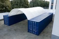 40’x20’x7′ Tarpaulin Tent Warehouse Shed 800sq.ft. Shipping Container Shelter