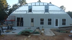 51x20x17 DuroSpan Off Grid Quonset Home Steel Building Open Ends Factory DiRECT