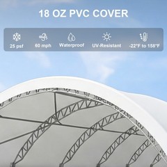 New Update 20’x20′ Double Truss Shipping Container| Heavy Duty 18 oz PVC Shelter