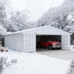 40x36x13′ Shipping Container Roof Kit Heavy Duty Steel Shelter No Containers