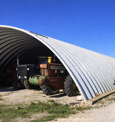 51x60x17 Steel Quonset Building Kit | DuroSPAN | DIY | Open Ends