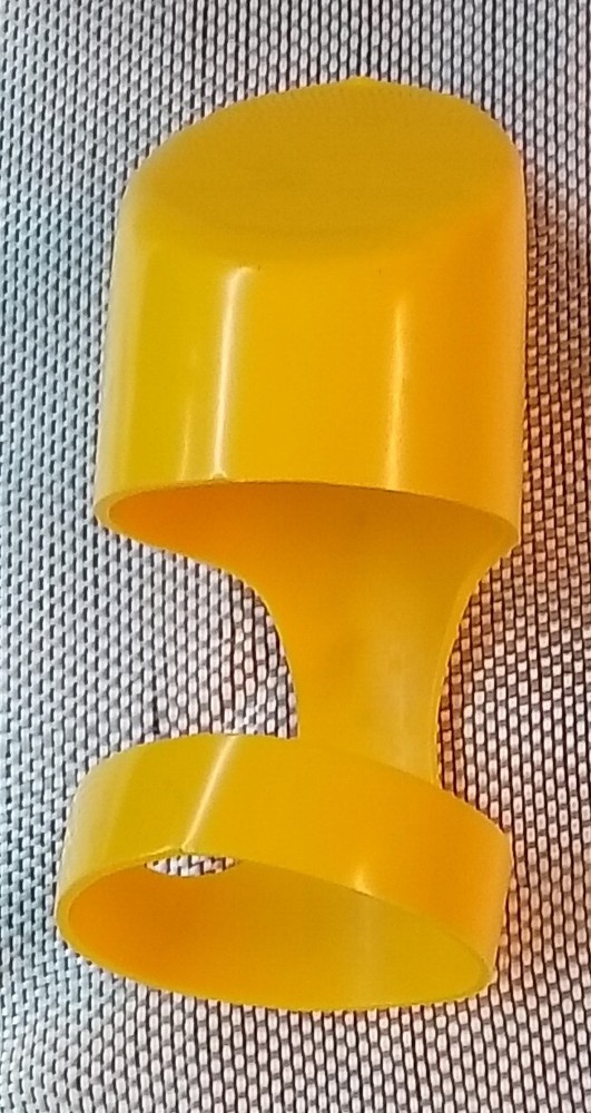 (2″) Yellow- Polymer Rain Cap, Weather Vent Cap