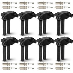 8PCS Ignition Coil Pack with 16PCS Iridium Spark Plug Compatible with Chrysle…