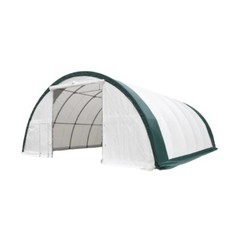 W40’xL80’xH20′ Single Truss Arch Storage Shelter 11OZ PE Canvas Building Shelter