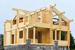 PREFAB LOG CABIN HOME KIT NATURAL WOOD 219 m² / 2357.3 ft – DISCOUNT CARD 3% off