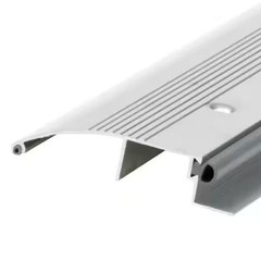M-D Building 3-1/2 in. x 3/4 in. x 36 in. Silver Aluminum and Vinyl Low-Profile