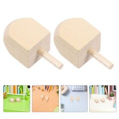 20 Pcs Chanukah Dreidel Wood Craft Wooden Hanukkah Gyro Toys