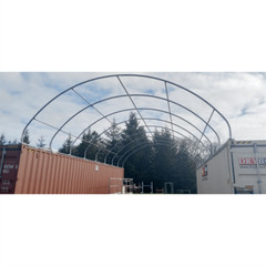 20’x40’x6.6′ 18 oz PVC Canvas Fabric Building Shipping Container Canopy Shelter