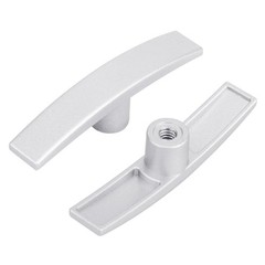 SAQXK 2pcs Aluminum T Handle RV Camper Waste Valve Handles T1003-6MN, White