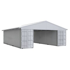 40x36x13′ Shipping Container Roof Kit Heavy Duty Steel Shelter No Containers
