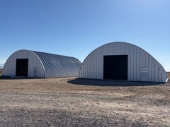 Q50x100x17 Steel Quonset Building Kit | 22 Ga | DuroSPAN | with Ends
