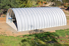 42x60x17 Steel Quonset Off-Grid Home Shop Building Open Ends Factory Direct