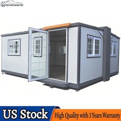 16½ft x 20ft Container House Modern Luxury Mobile Expandable Prefab Tiny Home