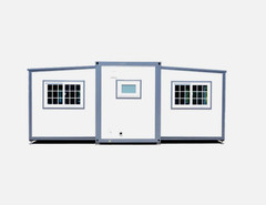 13x20ft Fast Installation Expandable Prefab House Mobile Office W/ Rain Shower