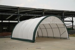 @@ NEW 20X42X12 OVAL TUBE SHELTER FABRIC COVERALL STORAGE BUILDING HOOP BARN