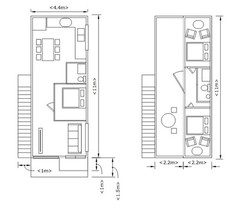Country Style Container Home 2 Story 3 Containers 40ft. Just Reduced Price!