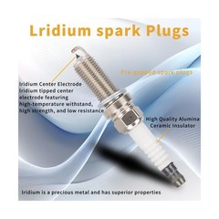 4Pcs UF549 Ignition Coil Pack and 9029 Iridium Spark Plug Compatible with Nis…
