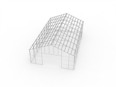 51x31FT Metal Barn Garage w/ Electric Roll-Up Door for Farm & Industrial Storage