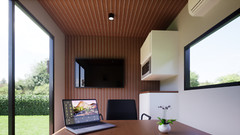10’x8′ Heated and Cooled Luxury Shipping Container Office MADE IN USA
