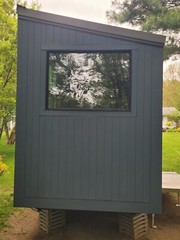 Tiny Home on Wheels, 8×24 Trailer with Hookups, Sleeping Loft