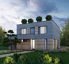 2240 SQ.FT ECO SOLID TIMBER AIRTIGHT PANEL HOUSE KIT. MASS WOOD CLT HOME, PREFAB