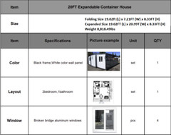 Expandable Container Home – Modern, Portable, and Eco-Friendly Living 20ftx 20ft
