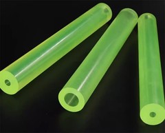 PU Polyurethane Hollow Round Rod Bar Stick Length 500mm Elastic Shock Absorber