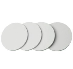 White PVC Round Board Circular Plastic Sheet Disc Thick3-30mm Dia20-300mm