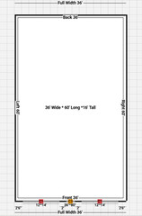 RV Coach/BigRig garage 36X60X16 Free Nationwide Installation custom sizes&colors