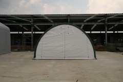 @@ NEW 20X42X12 OVAL TUBE SHELTER FABRIC COVERALL STORAGE BUILDING HOOP BARN
