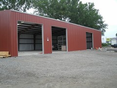 60x125x16 Steel Building Kit | Rigid Frame I-Beam | Commercial Grade