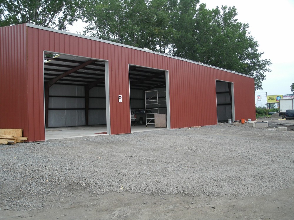60x80x18 Steel Building Kit | Rigid Frame I-Beam | Commercial Grade