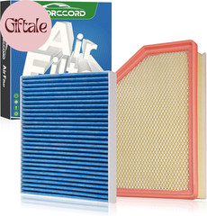 Cabin & Engine Air Filter Fit for Silverado 2500HD/3500HD (2020-2026), GMC Sierr