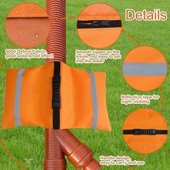 RV Sewer Weight Bag,RV Hose Fastening Device with Reflective orange 1pack
