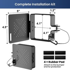 Safoner Aluminum RV Bumper End Cap- Fits Standard 4-Inch Square Camper…