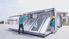 Bastone Expandable Prefab House Mobile Home Portable Container Office 16½x 20ft