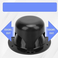2 Set RV Plumbing Vent Caps Replacement Plastic Cover Kit For Trailer Motorhome