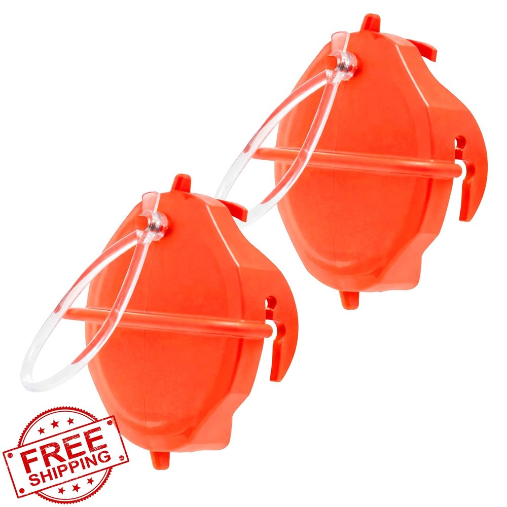 TonGass 2-Pack Orange RV Sewer Cap