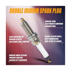 RANSOTO Ignition Coil Pack and Iridium Spark Plug Compatible with Nissan Alti…