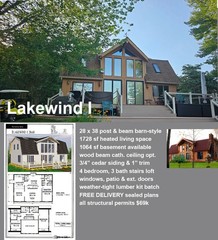 The Lakewind , wood shell Kit Lumber batch. FREE Del. Continental USA!!