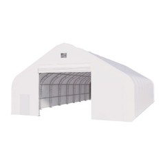 50x100x23 Double Truss Storage Building Shelter – Premium 26oz PVC Canvas Fabric