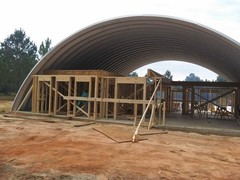 50x35x19 DuroSPAN Steel Building DIY Quonset Home Cabin Kit Open Ends