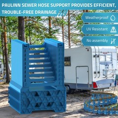 PAULINN Trailer Spare Tire Mount, Bundle with 10FT RV Camper Sewer…