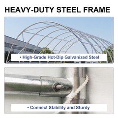 Chery Industrial Container Canopy Shelter Durable Storage Cover Container Roof