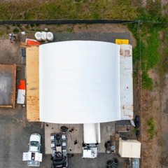 40’x40’x13′ Building Shipping Container 11 oz PE Canvas Fabric Canopy Shelter